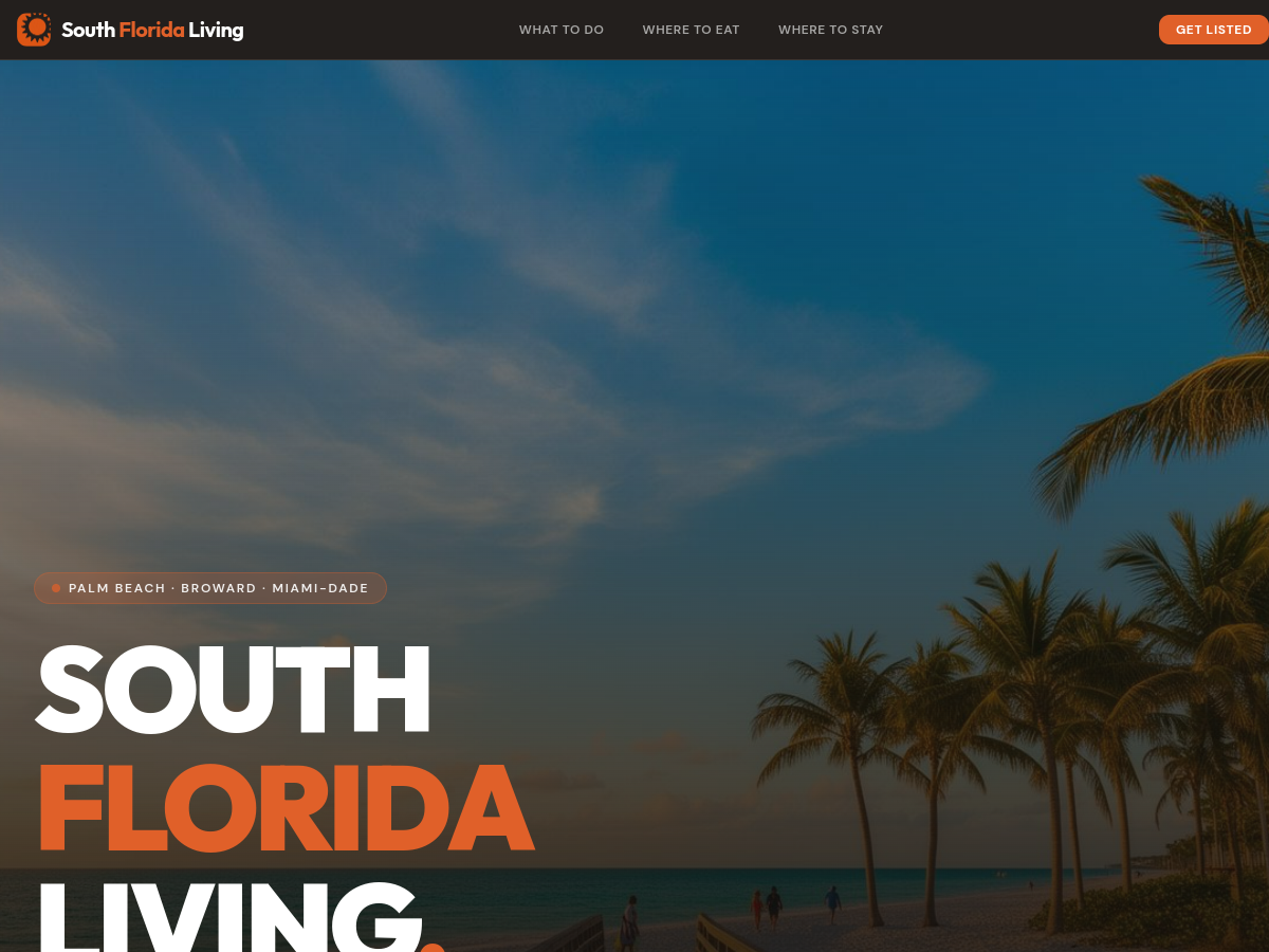 South Florida Living website preview